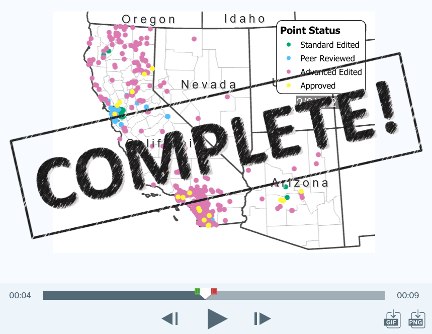 THUMBNAIL: Timelapse of FireStations in CA NV AZ