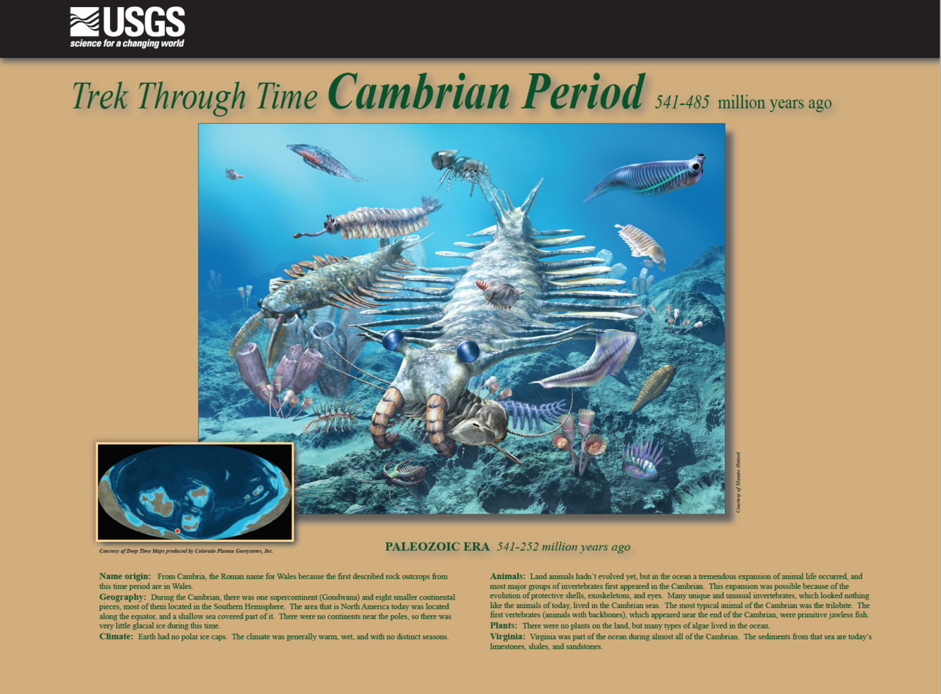 Trek through Time Plaque, Cambrian