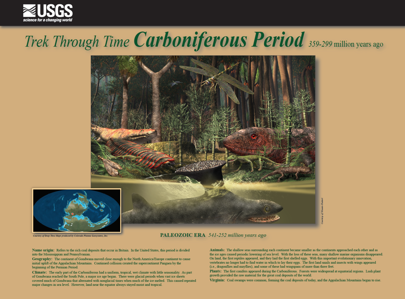 Trek through Time Plaque, Carboniferous