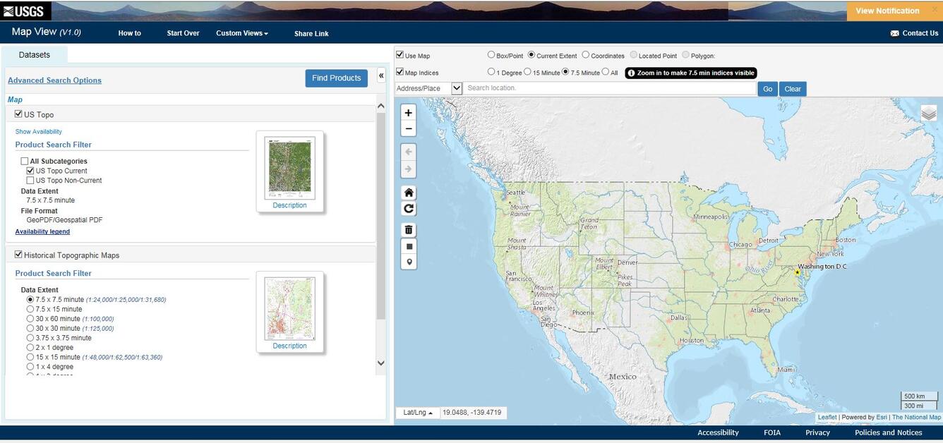 Example - Download Topo Map