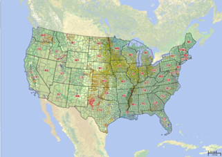 Cropland Data Layer by year from 1997 to the present