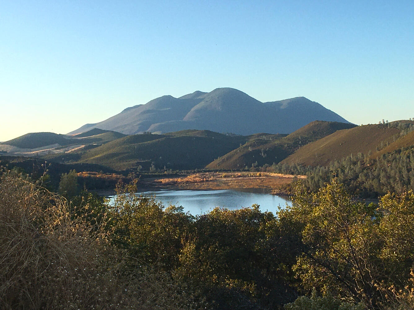 Thurston Lake and Mount Konocti, Clear Lake Volcanic Field