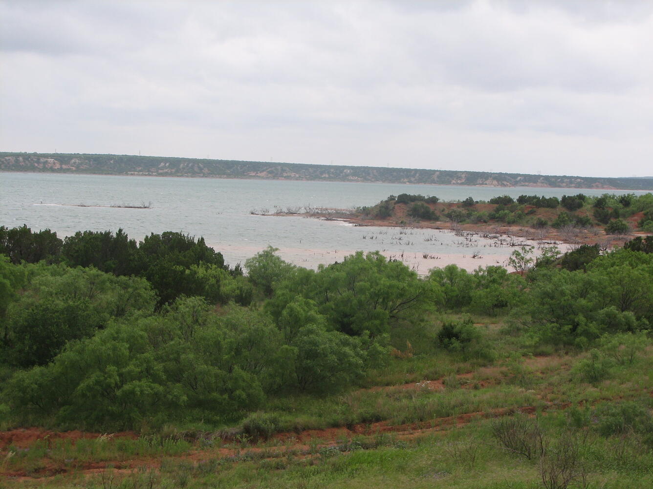 Truscott Brine Lake near Truscott, Texas.