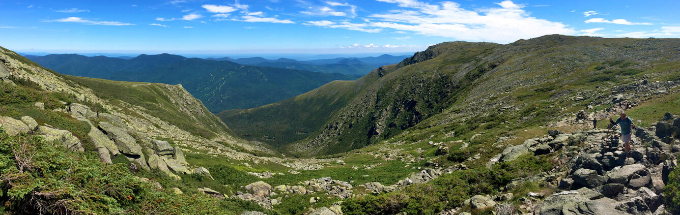 Tuckerman Ravine in White Mountains, New Hampshire