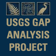 Text: USGS GAP ANALYSIS PROJECT