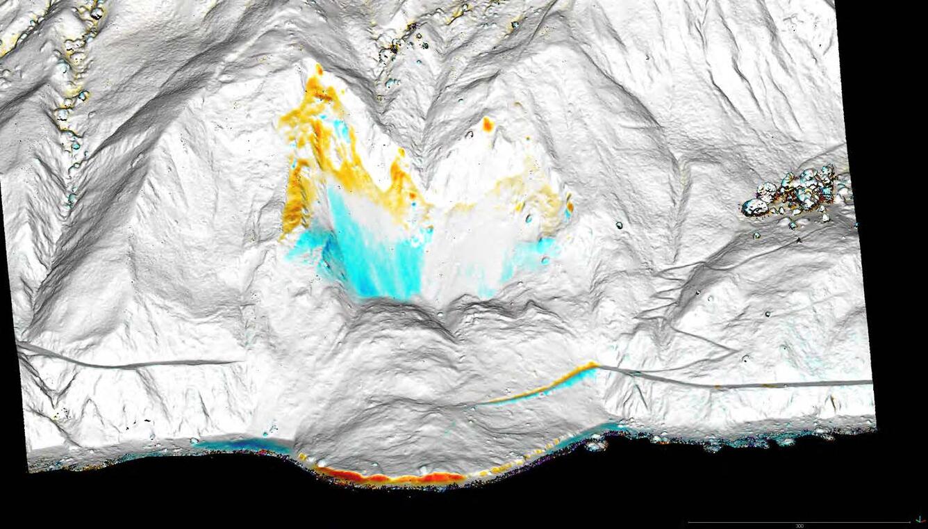 4D Photogrammetry of Mud Creek Landslide