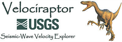 The velociraptor is the nickname of a trailer with equipment to measure seismic waves, and is towed by a heavy pickup truck