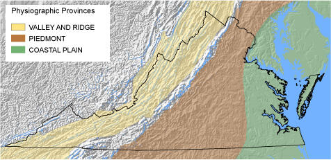 Virginia Bankfull Regional Curves Project Study Areas