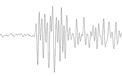 Virginia Data Resources earthquake seismogram trace
