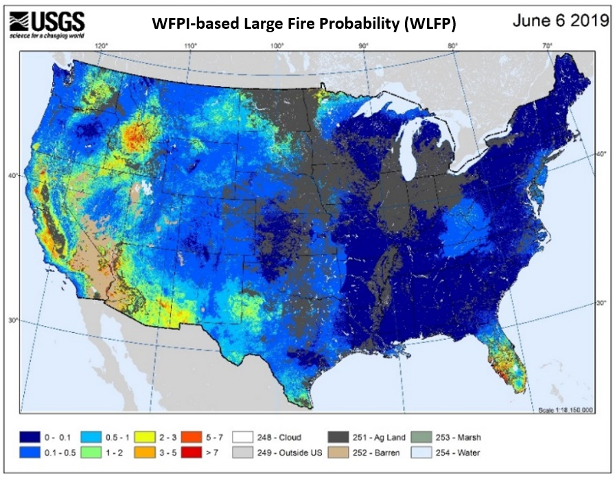 WFPI-based Large Fire Probability (WLFP)