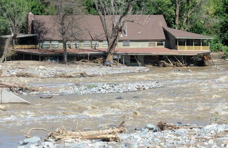 Wagon Wheel during the 2013 Big Thompson Flood, Sylvan Dale Ranch