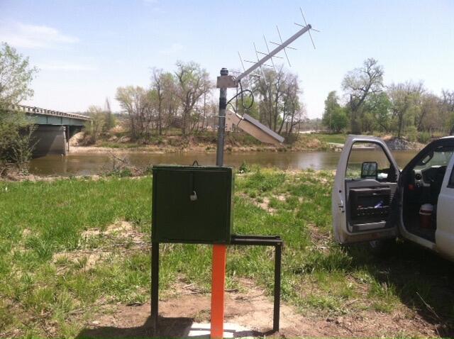 Completed surface water/groundwater interaction monitoring site.