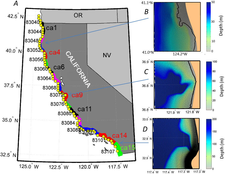 Example of data and maps from a data release.