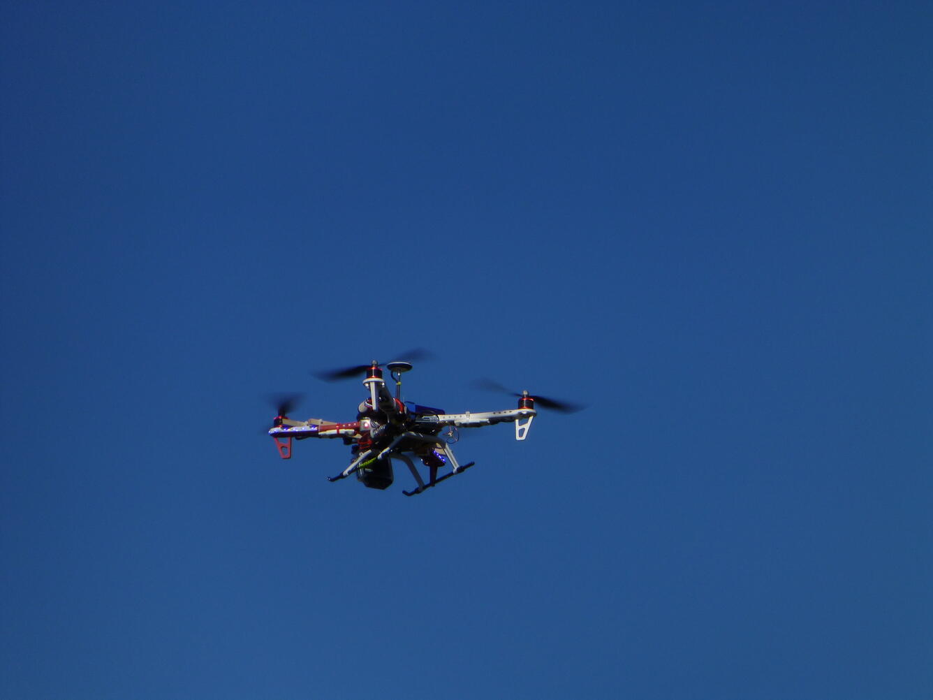 Photo of a drone flown by members of Nerds for Nature