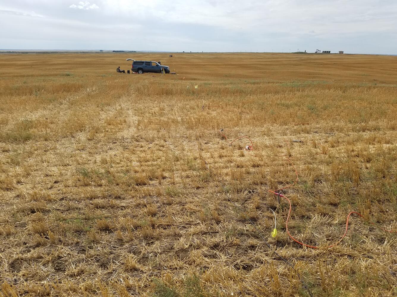 Data collection in East Poplar Oil Field, Williston Basin, MT