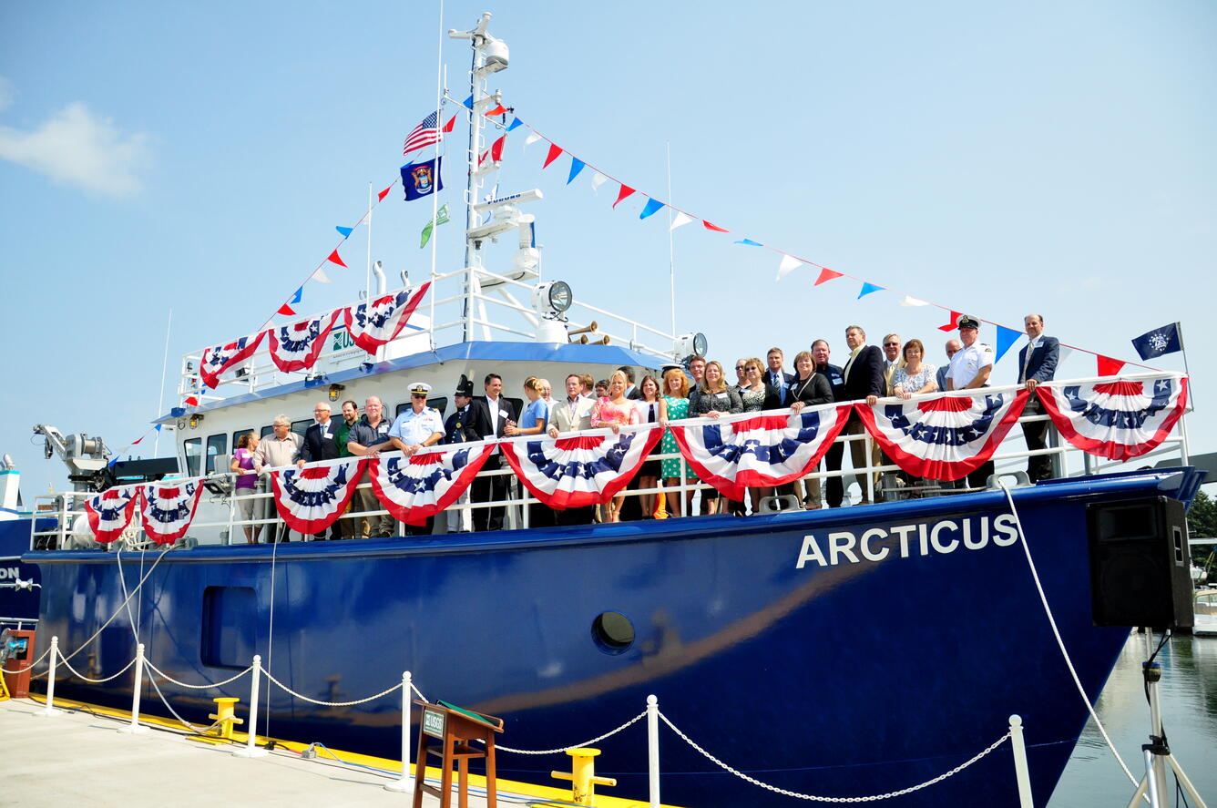 GLSC_Commissioning of the 79-foot USGS research vessel ARCTICUS