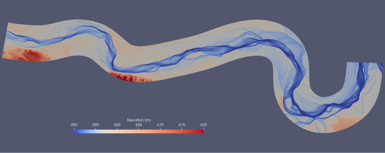 Missouri River downstream from Wolf Point, MT