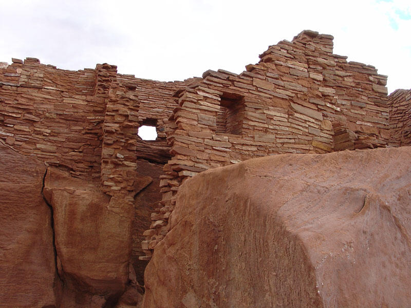 This is a photo of a large pueblo complex.