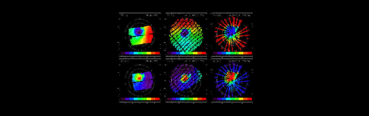 Side-by-side comparisons of TES data from 1998 and Viking IRTM from 1977