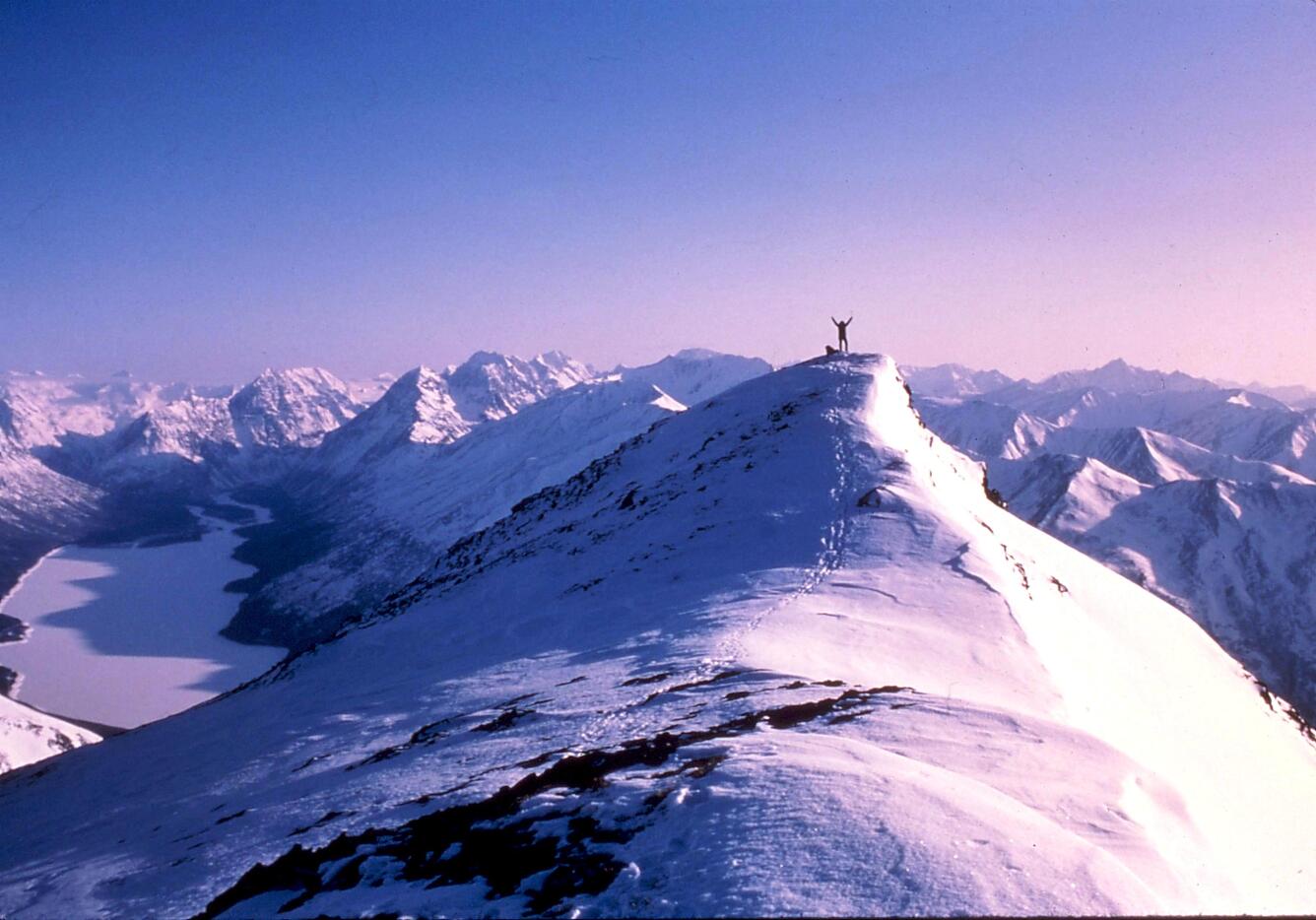 Above Eklutna Lake, Chugach State Park, Alaska