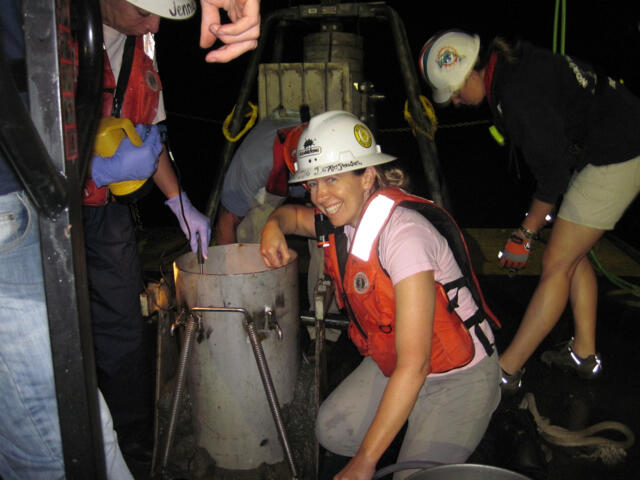 box corer sampling tube