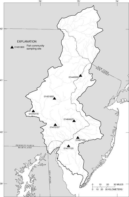 Map of Fish Community Sites