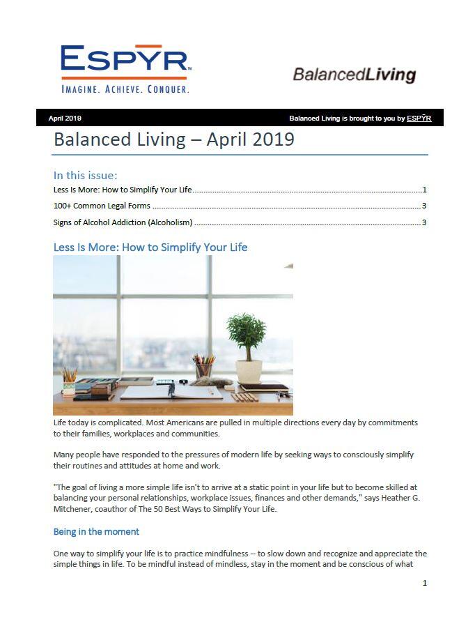 Balanced Living Apr 2019