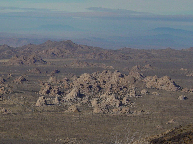 Lost Horse Valley from top of Ryan Mountain
