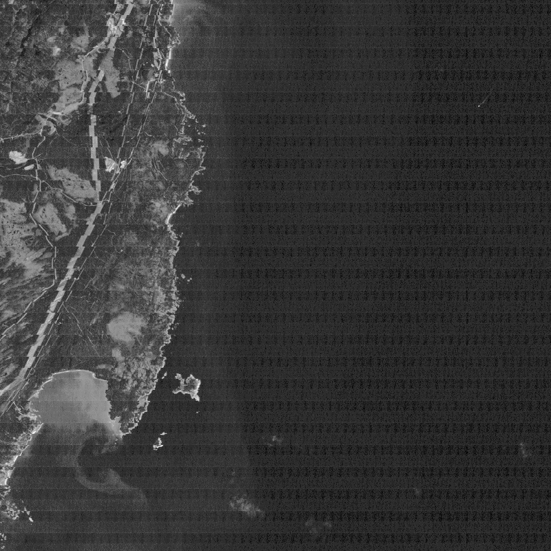 Banding due to Memory Effect (ME) in Landsat 5 TM Band 3 