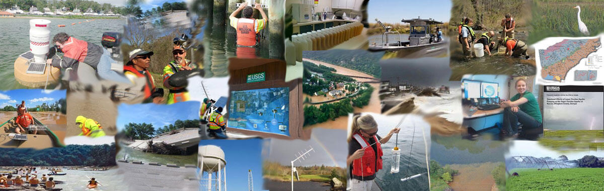 Picture of projects being done in the South Atlantic Water Science Center