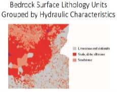 image showing the bedrock lithology