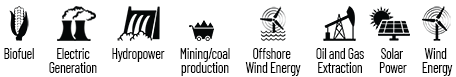 Energy and Wildlife icons