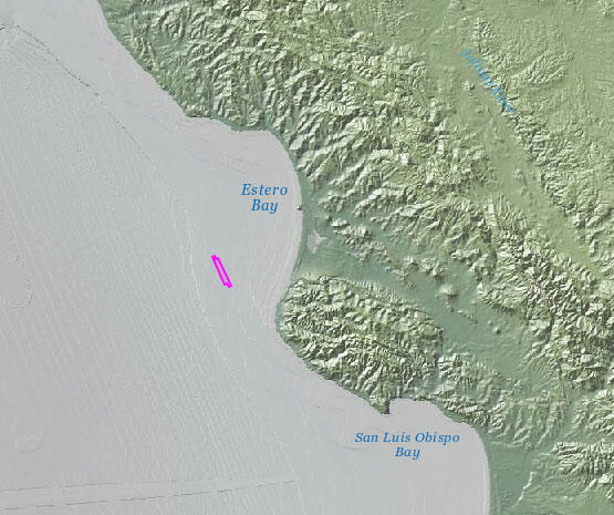 Area of reprocessed boomer 3-D seismic-reflection data.