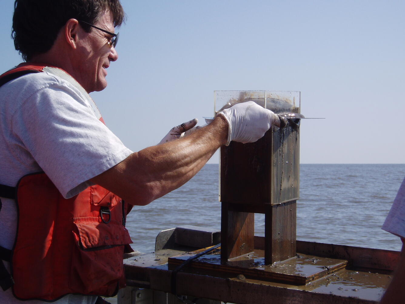Lake sediment sampling
