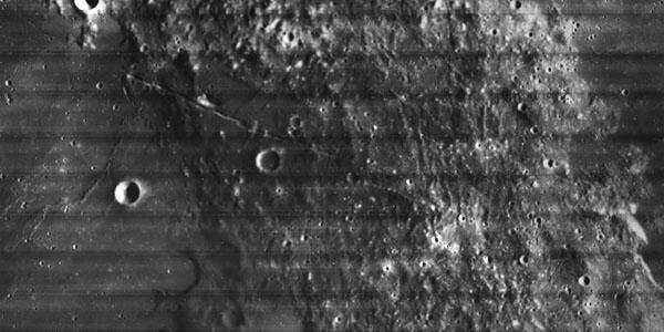 Large Pyroclastic Deposit captured by Lunar Orbiter