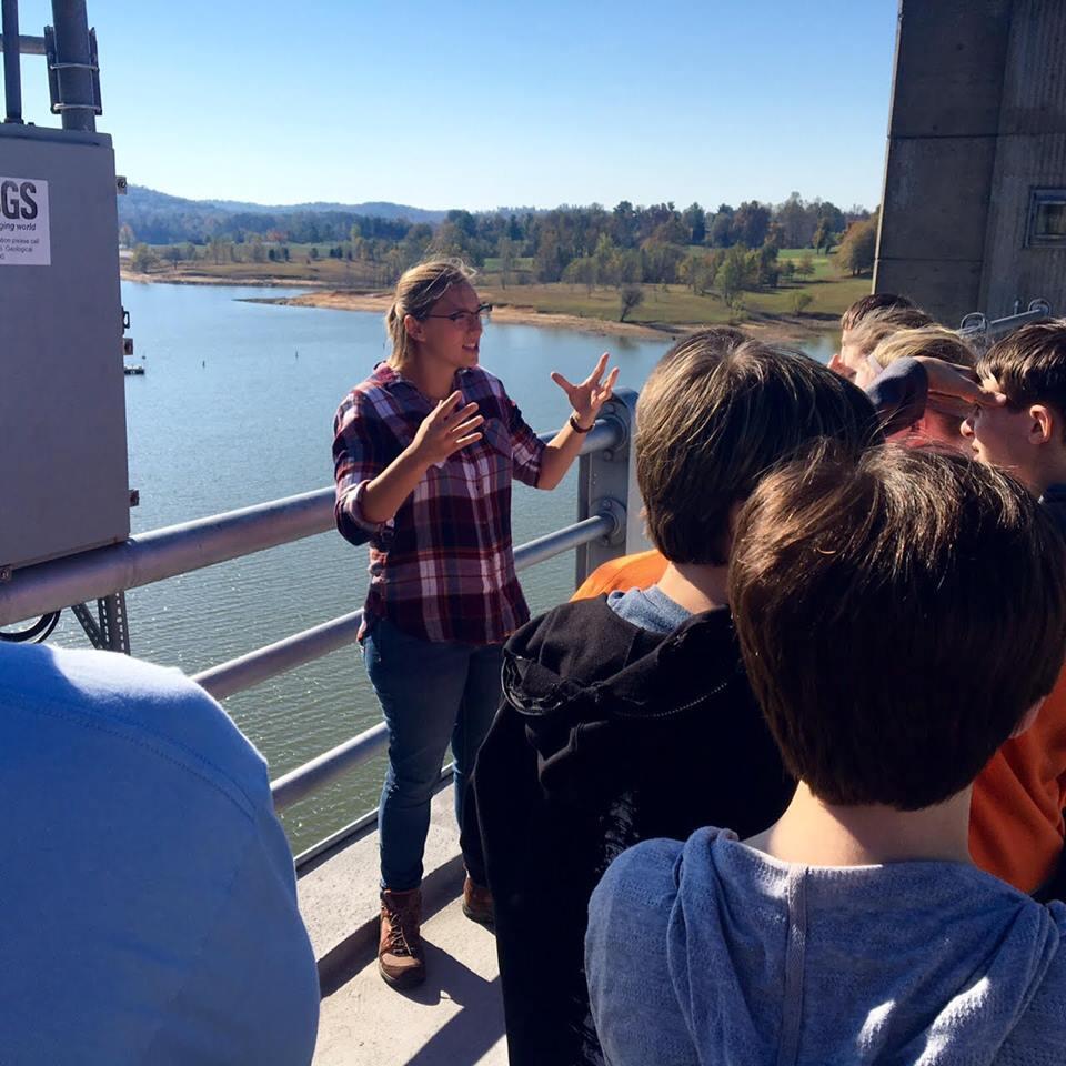 Catherine Fargen at Rough River Dam