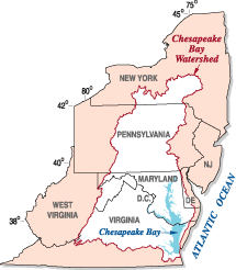 Small image of the Chesapeake Bay Watershed