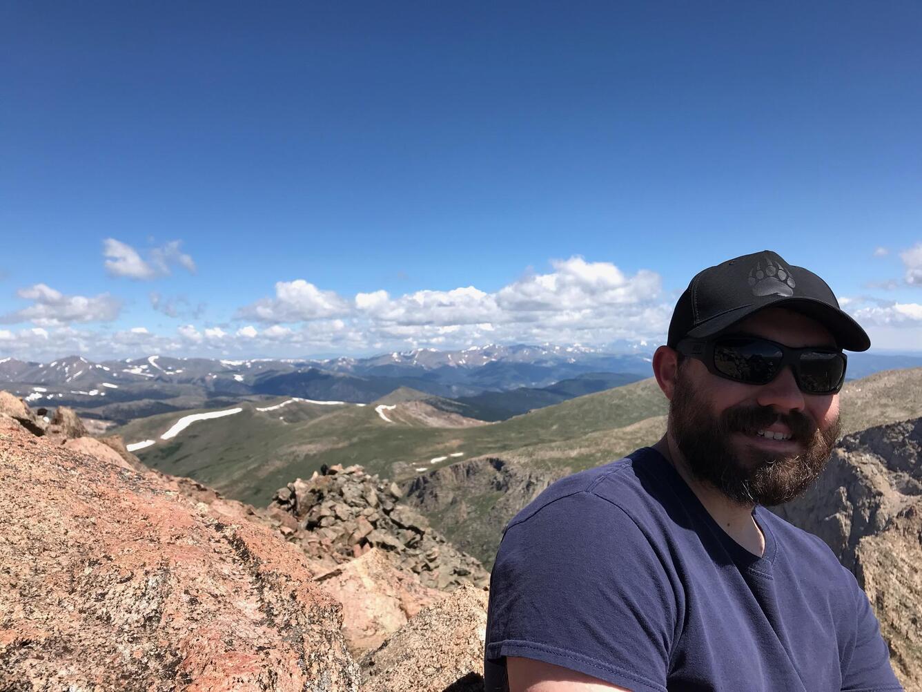 Mt. Bierstadt, in Colorado the summer of 2019