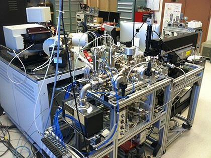 large piece of equipment for argon extraction system and mass spectrometer
