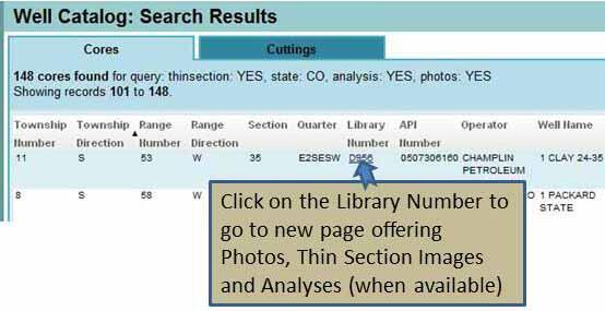 Click on Library Number