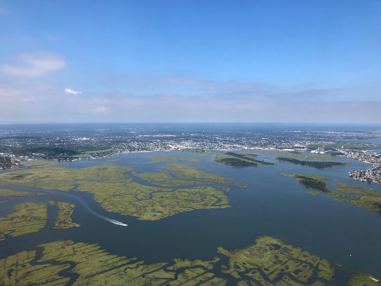 Coastal wetland ecosystems in Jamaica Bay, New York,