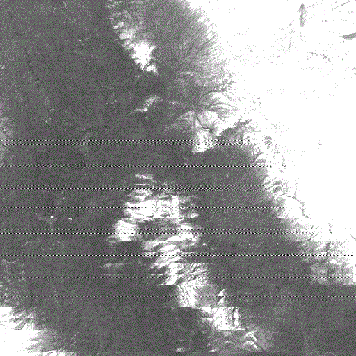 Coherent Noise Storm in Landsat 7 (L7) Enhanced Thematic Mapper Plus 