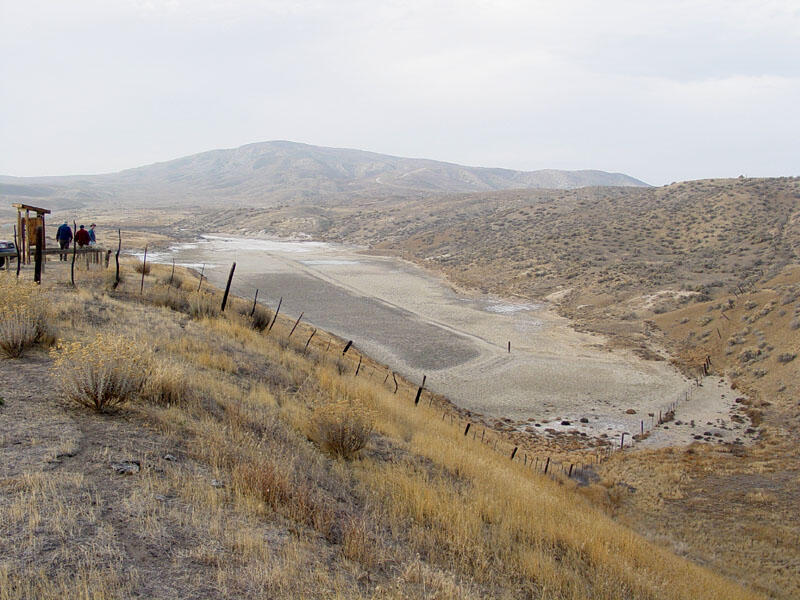 A photo of a sag pond