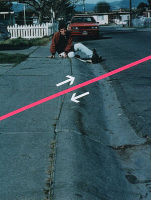 Evidence of Fault Creep Along the Hayward Fault