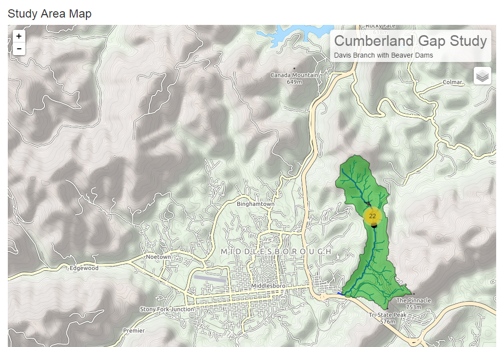 Cumberland Gap Study Area