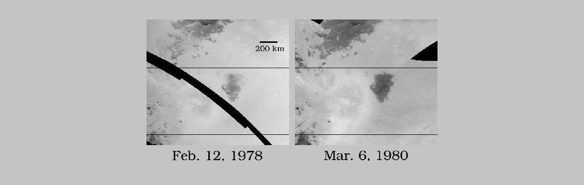 Surface changes at Nilosyrtis and Alcyonius during the Viking era