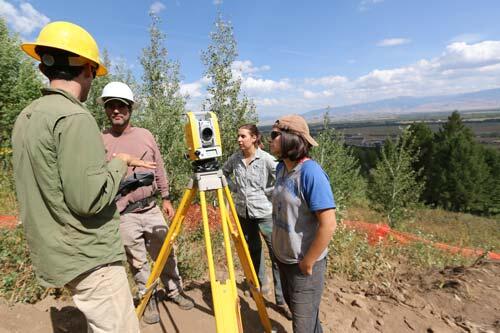 Scientists set up control points