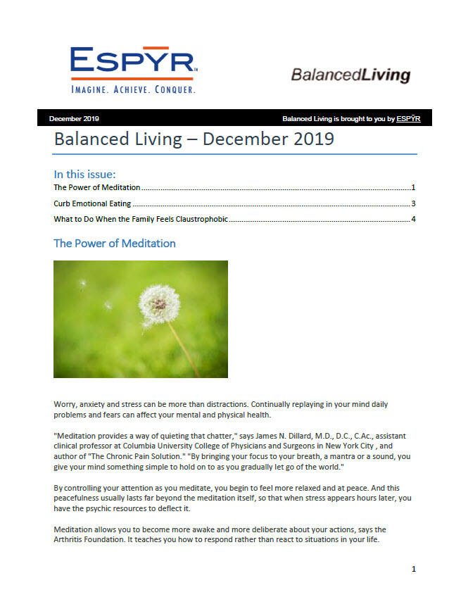Balanced Living Dec. 2019