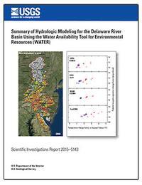 Cover of Delaware River Basin DSS report, USGS SIR 2015-1196