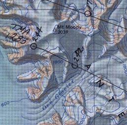 Antarctic Flight Lines - Mount Soza
